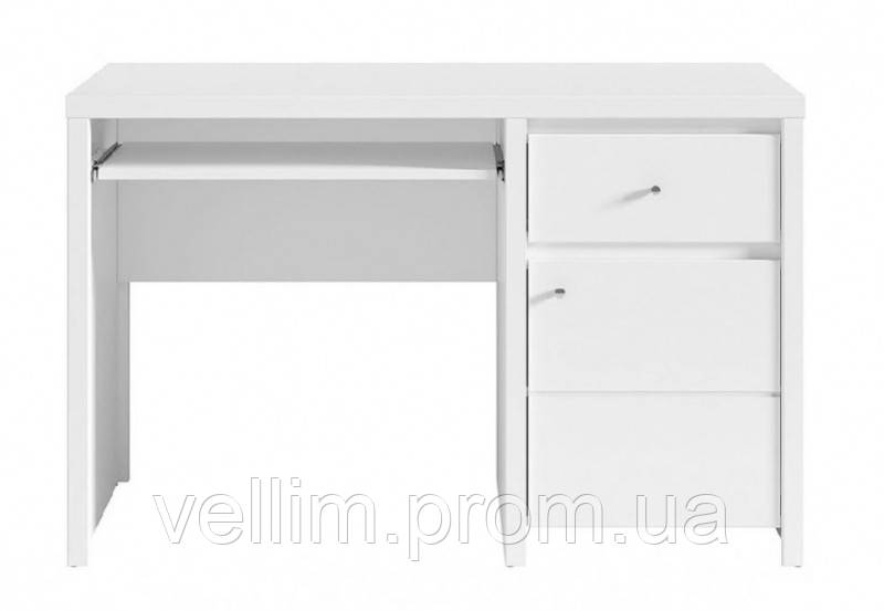 Стіл письмовий BRW Христина BIU1D1S/120 120х77х65 білий