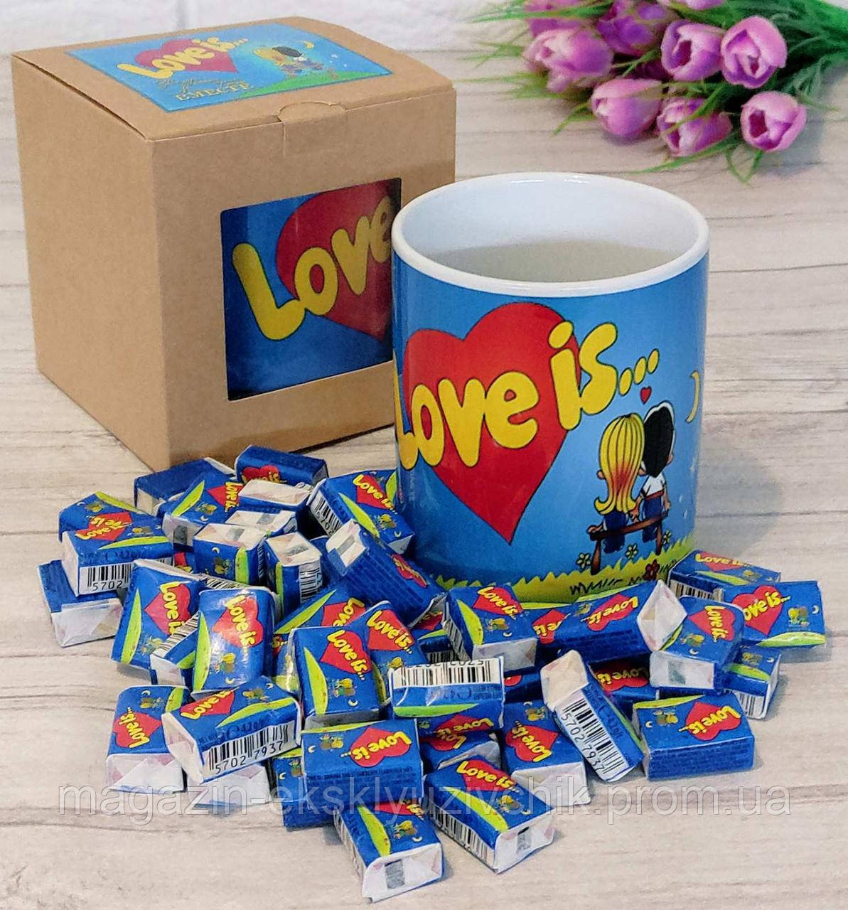 Большой подарочный набор для влюбленных Лав из (Love is)