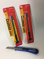 Ніж канцелярський 9 мм НХ-18 Haixin 13.5*2.5cm