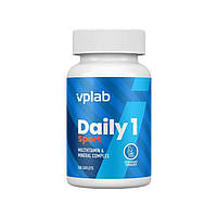 Вітаміни та мінерали VPLab Daily 1 Multivitamin, 100 каплет