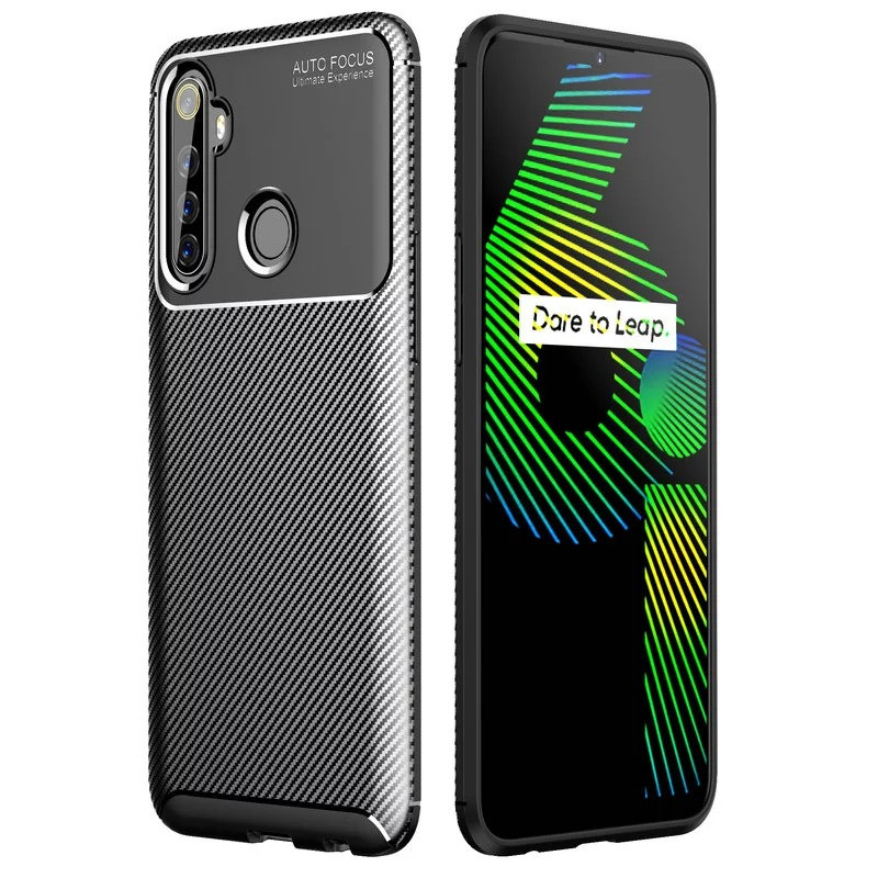Чохол Carbon Case для Realme 6i Black