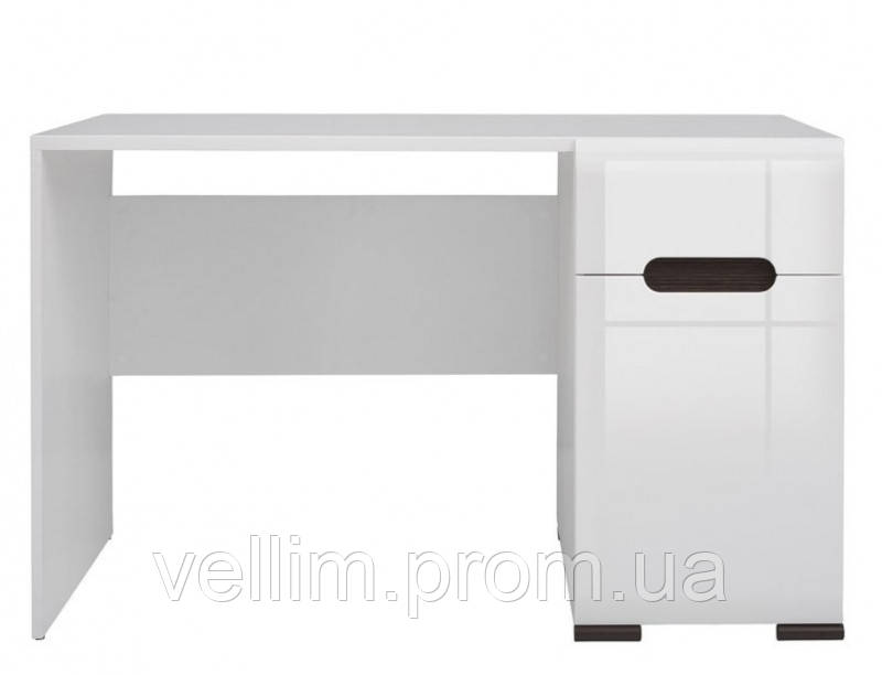 Стіл письмовий BRW Ацтека BIU1D1S/8/12 120х75х66 білий глянець
