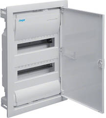 Щит HAGER на 24(28) модулів, внутрішній з металевими дверями VOLTA VU24UA