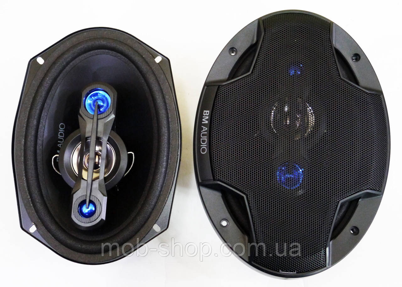 Автомобільні динаміки овали Boschmann BM AUDIO XJ3-996B 500 Вт потужні 4 смужні колонки Бошман, фото 1