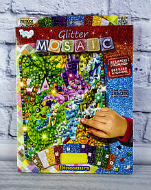 Блискуча мозаїка Glitter Mosaic Діно БМ-03-09 Danko-Toys Україна