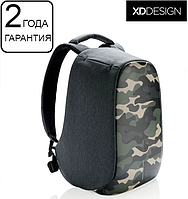 Антизлодій рюкзак для ноутбука XD Design Bobby Compact Camouflage Green 14" (P705.657)