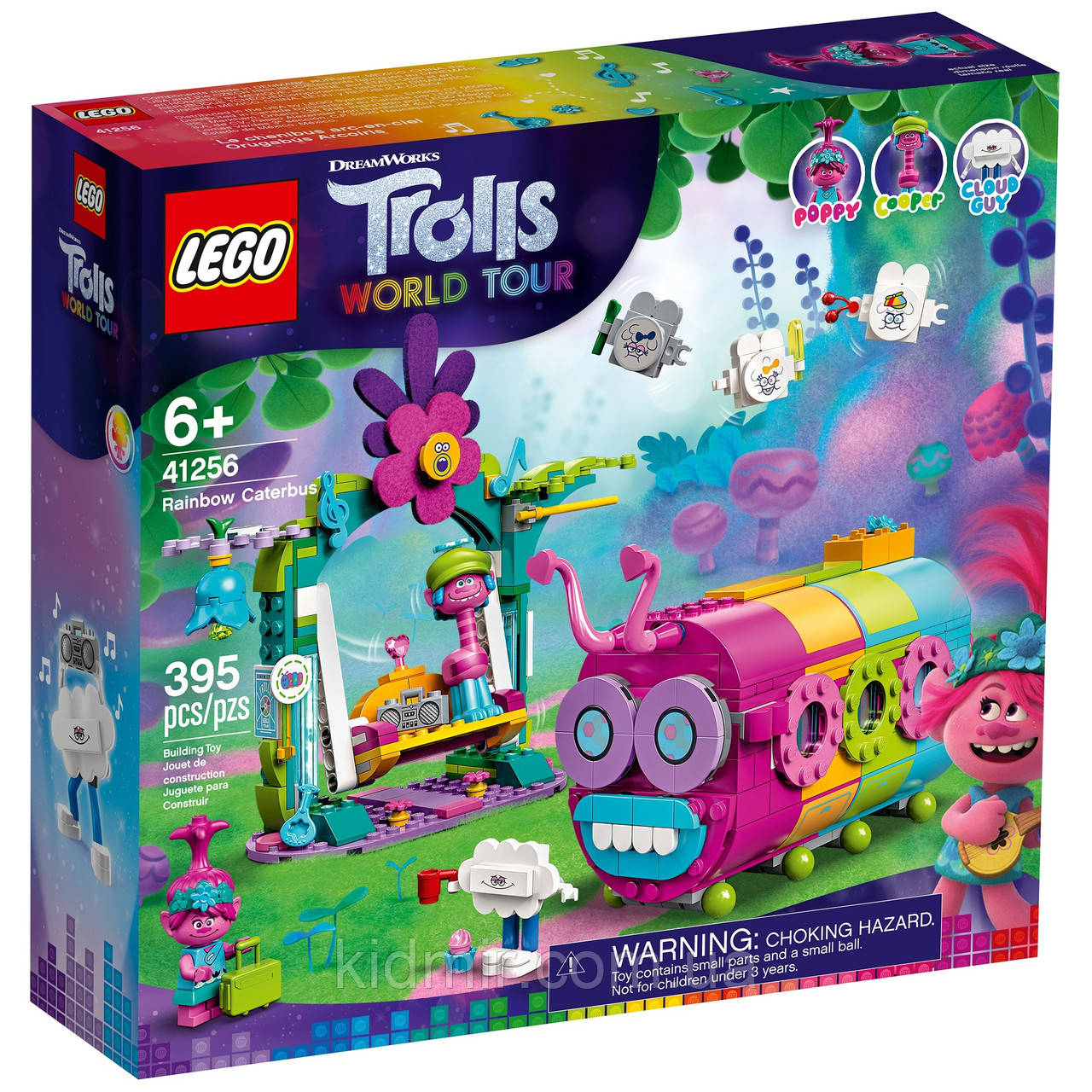 Конструктор LEGO Trolls 41256 Райдужний автобус тролів, фото 1