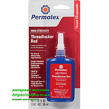 Фіксатор різі Permatex threadlocker red high strength 27140 високої міцності червоний, фото 2