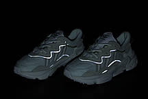 Чоловічі кросівки Adidas Ozweego. Рефлектив. Beige бежевий.. ТОП Репліка ААА класу., фото 3