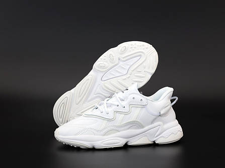 Чоловічі кросівки Adidas Ozweego. Рефлектив. Beige бежевий.. ТОП Репліка ААА класу., фото 2