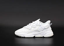 Чоловічі кросівки Adidas Ozweego. Рефлектив. Beige бежевий.. ТОП Репліка ААА класу., фото 2
