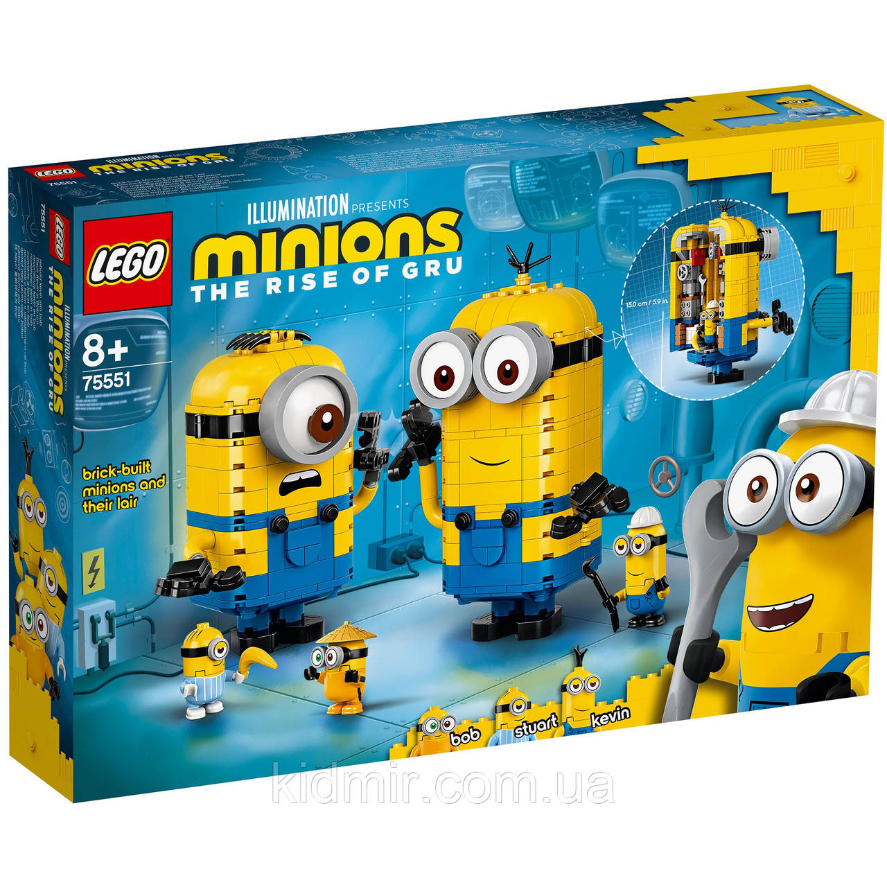 Конструктор LEGO Minions 75551 Фігурки міньйонів і їх будинок