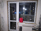 Балконний блок 1500х2100 з профілю REHAU EURO 60, фурнітура МАСО, ст-т 4-10-4-10-4І (32мм, енергозберігаючий), фото 2