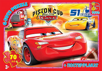 Пазлы ТМ "G-Toys" из серии "Тачки" Z10189 G-Rich