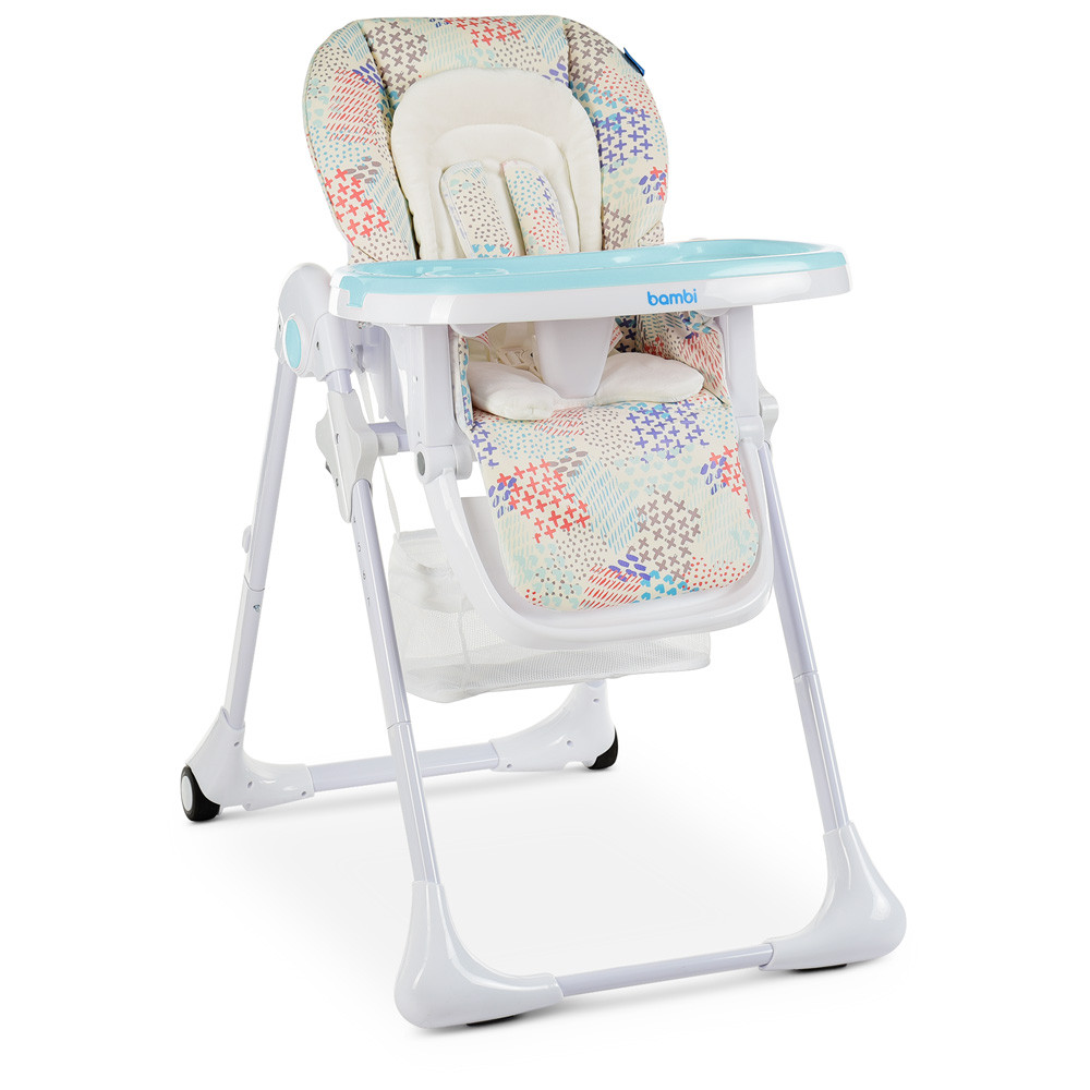 Стільчик для годування «Bambi» M 3890-5 (Сірий з бежевим піддоном), фото 1