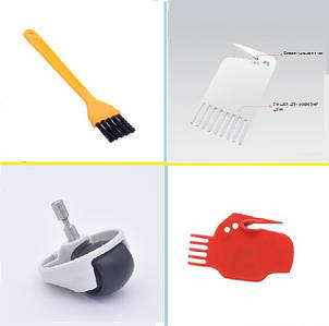 Колеса, щітки та інші запасні частини