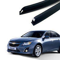 Дефлектори вікон (вітровики) Chevrolet Cruze Sed. 2008-2016 (Autoclover/Корея)