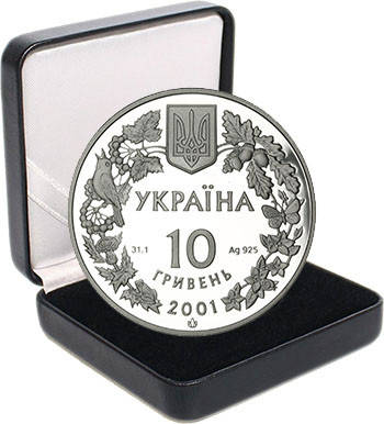 Срібна монета НБУ "Модрина польська", фото 2