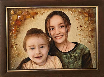 Портрет із Бурштину по фото 30х40см