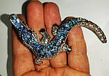 Брошка-кулон, крокодил синій від студії LadyStyle.Biz, фото 3
