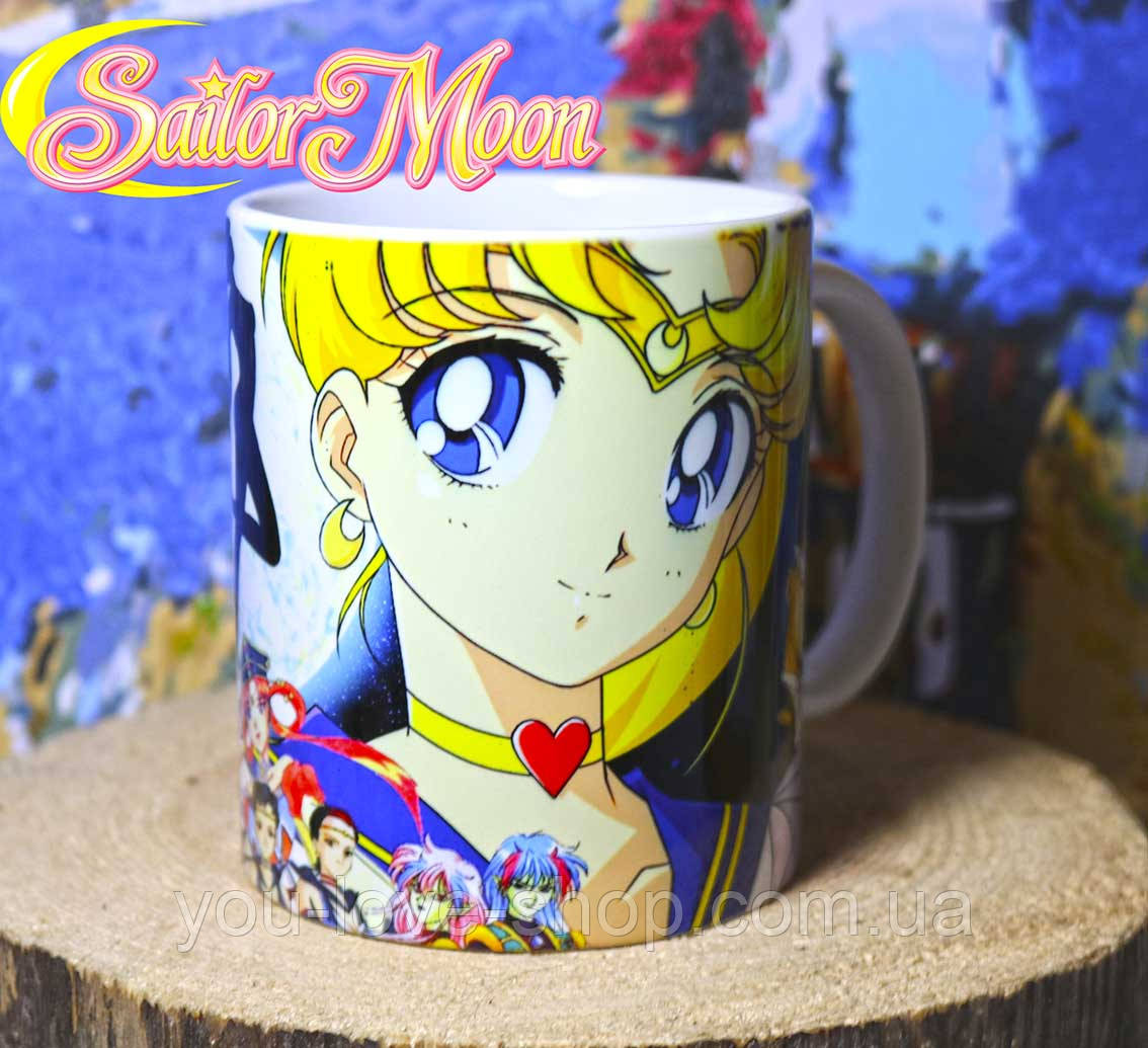 Чашка 330мл Сейлор Мун "Команда" Sailor Moon, фото 1