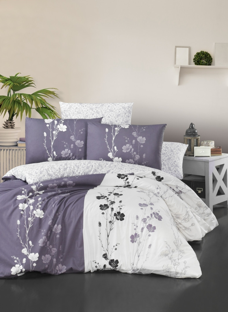 Постільна білизна First Choice Ranforce Camelia Lilac