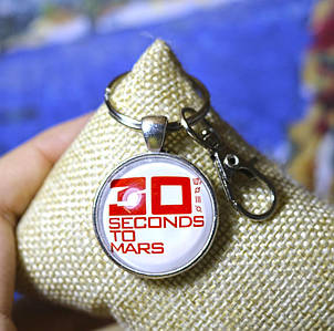 Брелок 30 seconds to Mars з червоним логотипом групи
