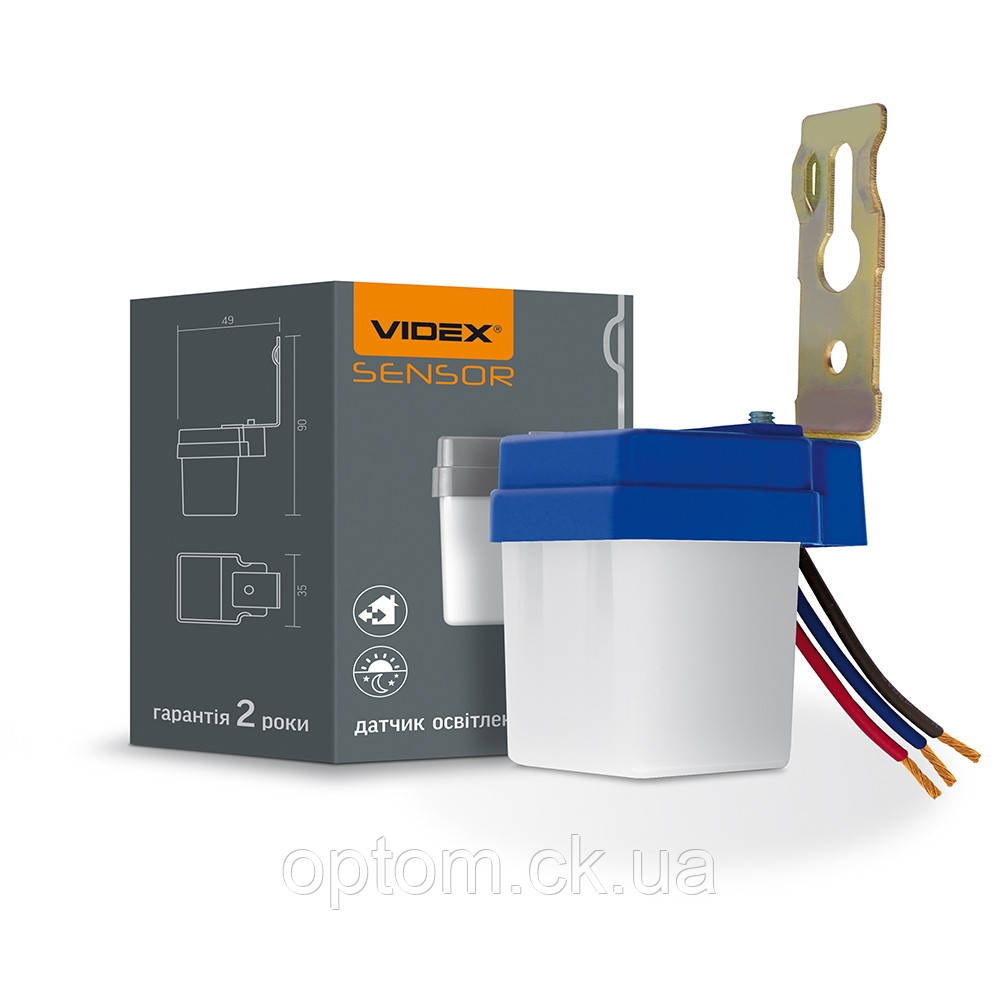 Датчика освітлення Videx VL-SN01 6A 220V фотокерамічний