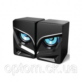 Колонки 2.0 Havit HV-SK 585 USB Black/Blue