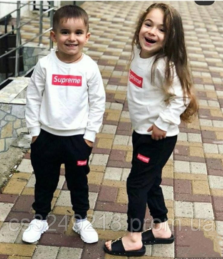 Дитячий спортивний костюм Supreme. Супер якість 👍 Розмір 146
