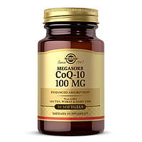 Коэнзим Q-10, Megasorb CoQ-10, 100 мг, Solgar, 30 гелевых капсул