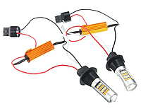42 LED ДХО + повороты DRL дневный ходовые огни 
+ поворот CAN BUS (НЕТ ОШИБОК) 7440 T20/T25 12V