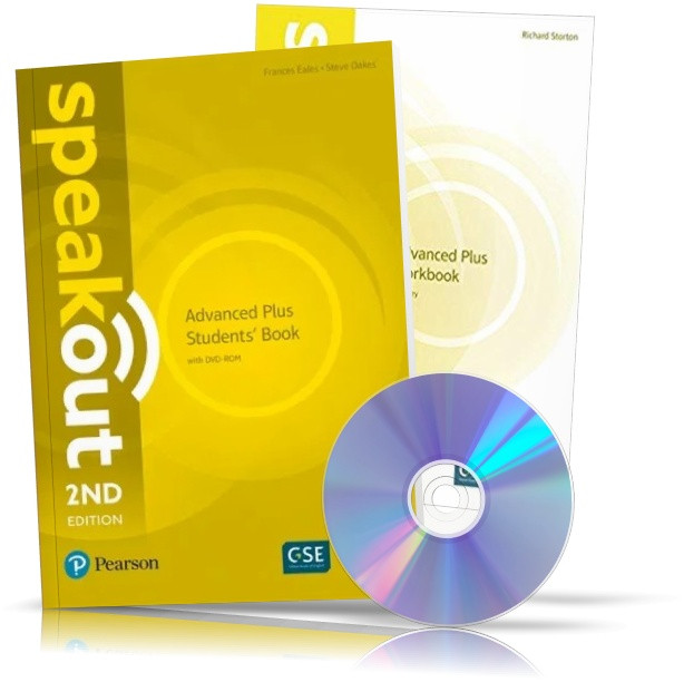 Speakout 2nd Advanced Plus, student's book + Workbook + DVD / Підручник + Зошит англійської мови