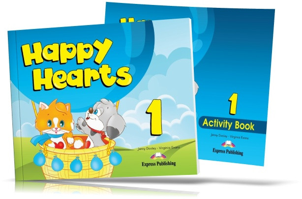 Happy Hearts 1, Pupil's book + Activity Book / Підручник + Зошит англійської мови