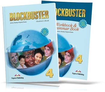 Blockbuster 4, student's book + Workbook / Підручник + Зошит (комплект) англійської мови