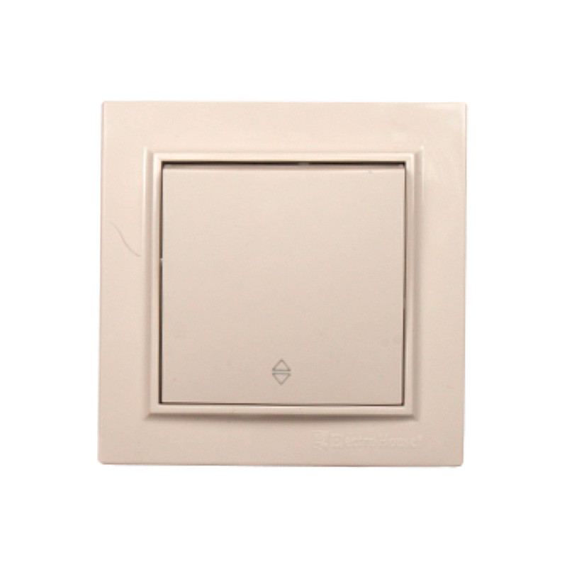 Вимикач прохідний латте Enzo IP22 EH-2186