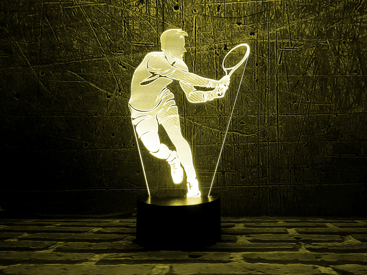 Змінна пластина для 3D-світильників "Теннісист" 3DTOYSLAMP, фото 1