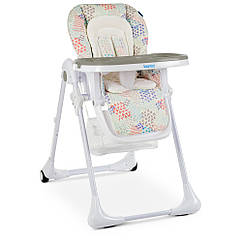 Стільчик для годування «Bambi» M 3890-5 (Сірий з бежевим піддоном)