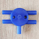 Розподільник пластиковий до алюмінієвого колектора системи Майга для доїльних апаратів, фото 2