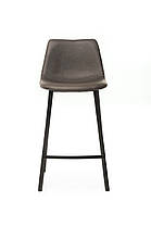 Напівбарний стілець B-16 сірий антик в екошкірі, фото 3