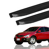 Дефлектори вікон (вітровики) Ssang Yong Actyon 2005-2014 (Auto Clover/Корея), фото 3