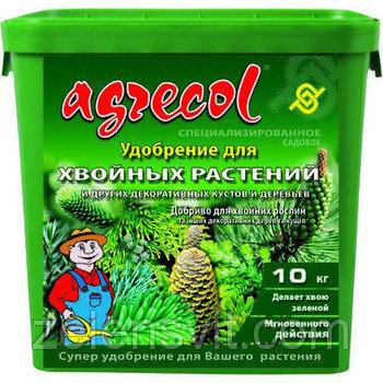 Добриво 10 кг для хвойних рослин Agrecol