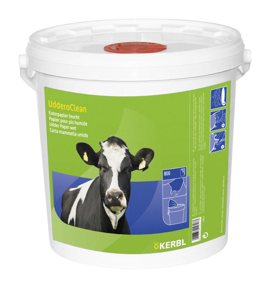 Вологі серветки для чищення та дезінфекції виміни Uddero Clean, 20 x 20 см, пак 800 шт.