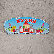 Кухня. Табличка для ігрової зони в групі