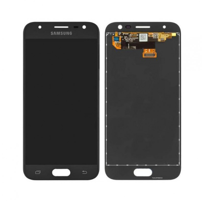 Дисплей для Samsung J330 Galaxy J3 2017 з сенсорним склом (Чорний) Сервісний оригінал
