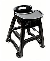 Детский стульчик для ресторана черный