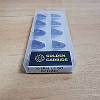 Пластина твердосплавная Golden carbide 16 ER 1.5 ISO GCT2220