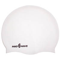 Силіконова Шапочка для плавання MadWave INTENSIVE M053501 білий