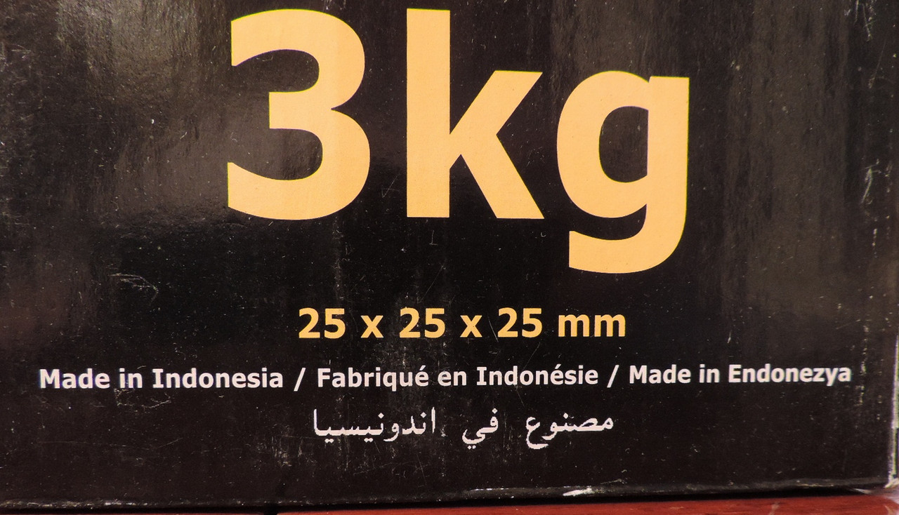 Уголь для кальянов кокосовый "Tom Cococha". 3 кг. 25 х 25 х 25 мм брикеты. - фото 3 - id-p193187249