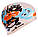 Шапочка для плавання дитяча силіконова CATS M057810 сірий, фото 3